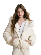 Puffer Hooded Down Jacket