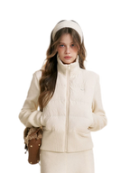 Wool Knit Down Jacket
