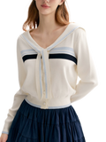 Lace Sailor Tie Cardigan