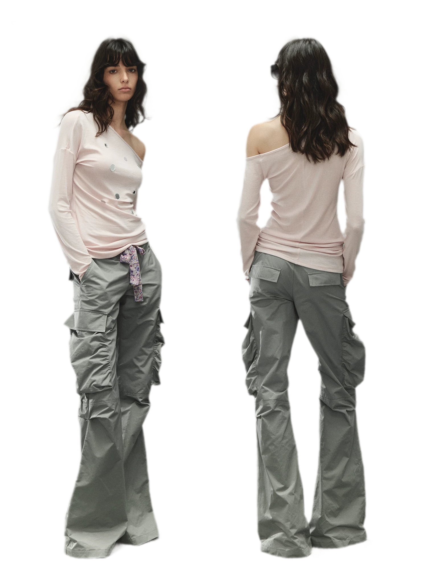Drawstring Multi-Pocket Cargo Pants