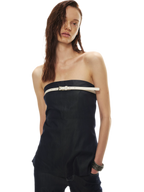 Soft Tencel Denim Fishtail Bustier Top & Pants