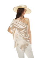 One-Shoulder Waist-Slimming Top