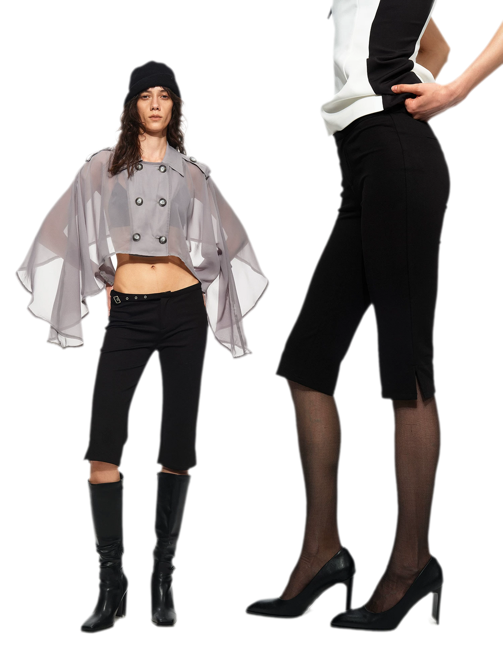 Vintage Split Flare Culottes