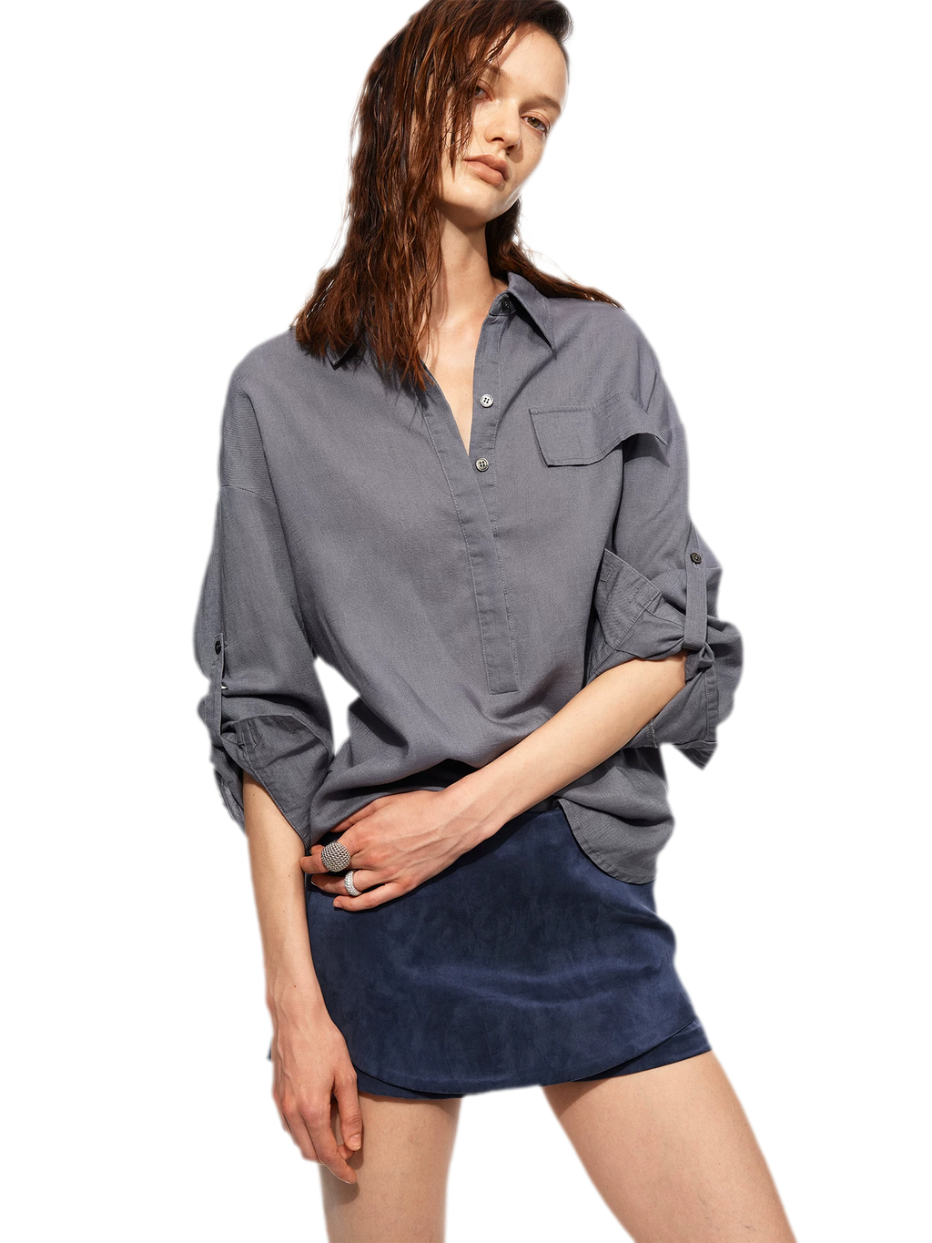 Tencel Linen Textured Shirt
