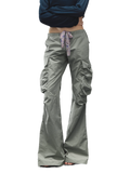 Drawstring Multi-Pocket Cargo Pants