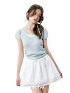 Ruched Layered T-Shirt