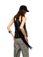 Tie Halter Chiffon Tank