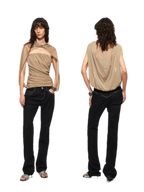 Cape Layer Bustier Top