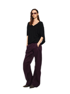 Linen Tencel Curved Pants
