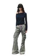 Drawstring Multi-Pocket Cargo Pants