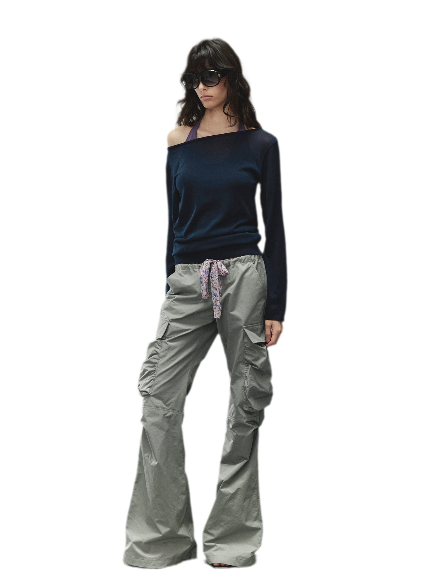 Drawstring Multi-Pocket Cargo Pants