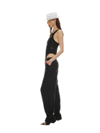 Tencel Linen Vintage Contrast Stitch Casual Pants