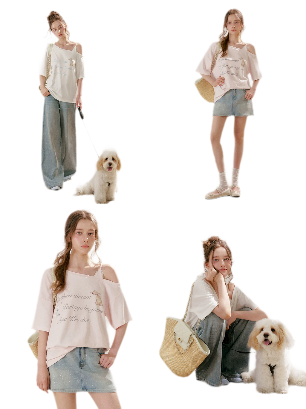 Modal Cotton Lace Tee