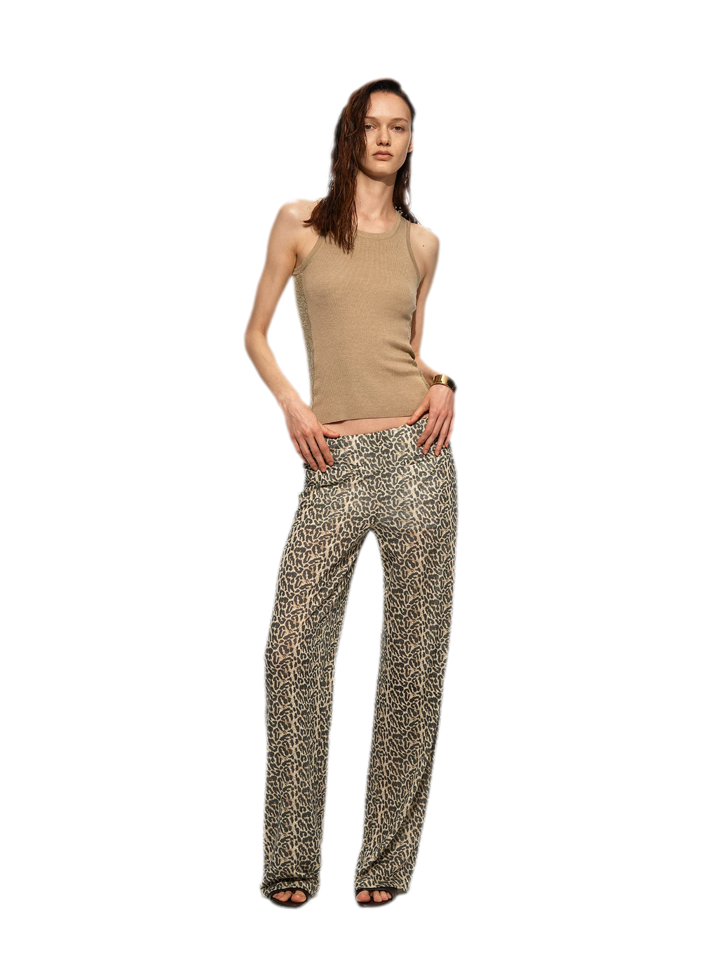 Gilded Wool Knit Tank