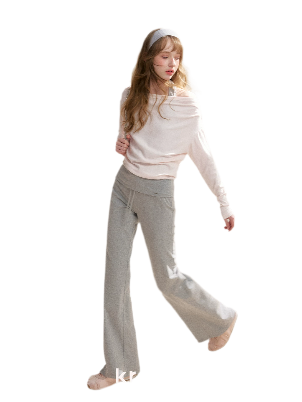 Tencel Cotton Drawstring Flared Pants