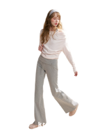 Tencel Cotton Drawstring Flared Pants