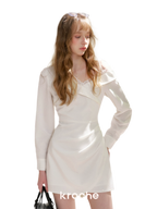 Romantic Encounter Lace Short Dress