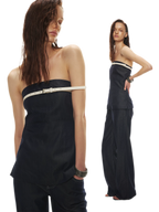 Soft Tencel Denim Fishtail Bustier Top & Pants