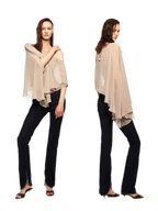 Petalzyra Zip Hem Denim Jeans