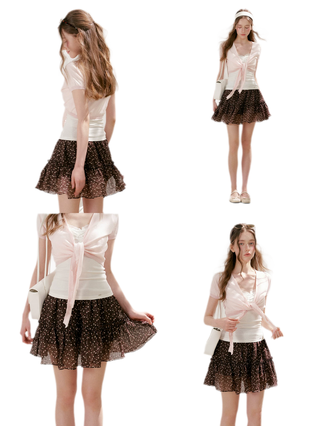 Staycation Ruffled A-Line Floral Skirt