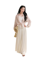 Pleated Wide-Leg Pants