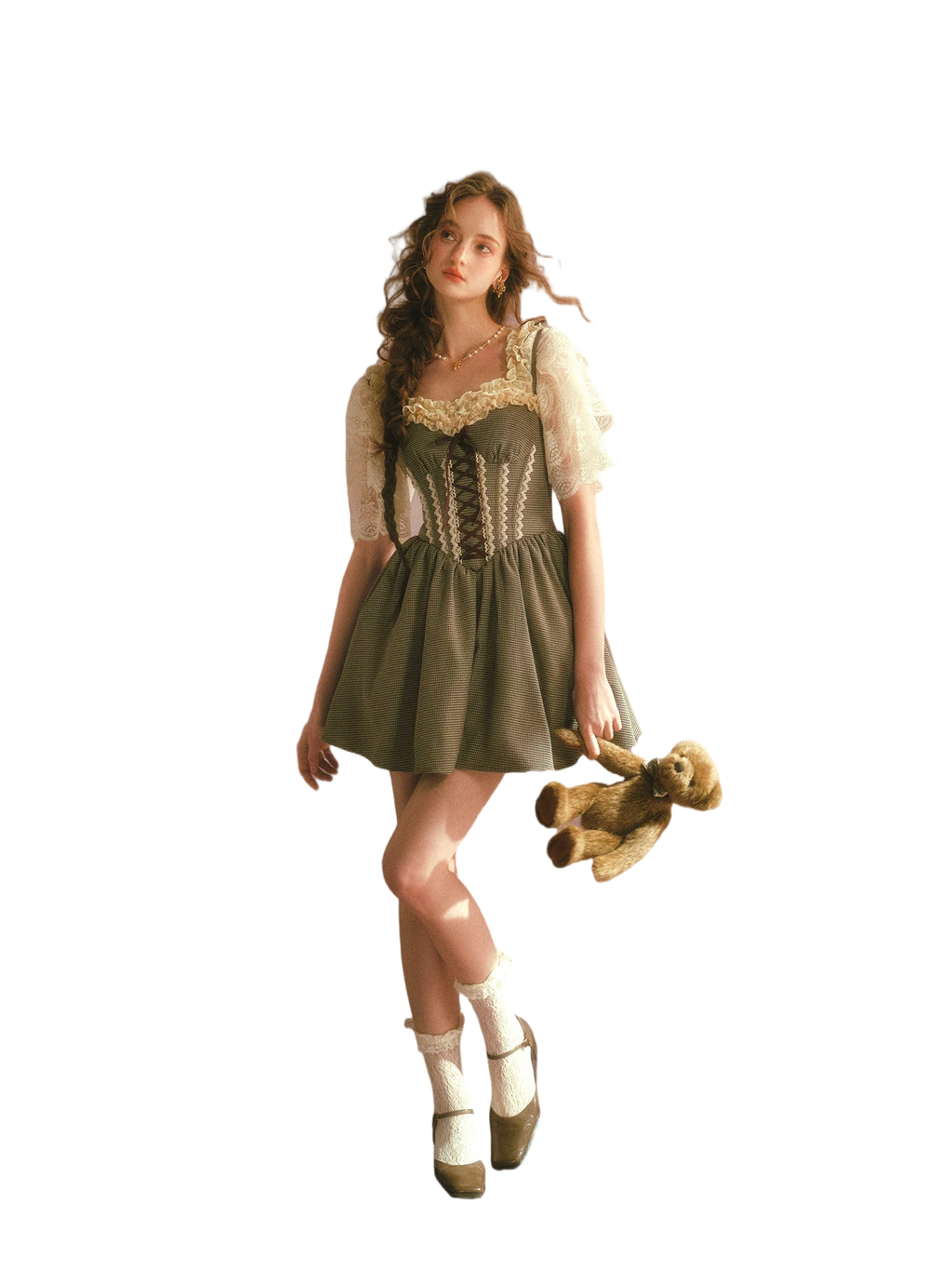Crown Morning French Soft Lace Top