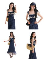 Lace Floral Camisole Dress