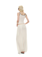 Tencel Blend Relaxed Wide-Leg Pants