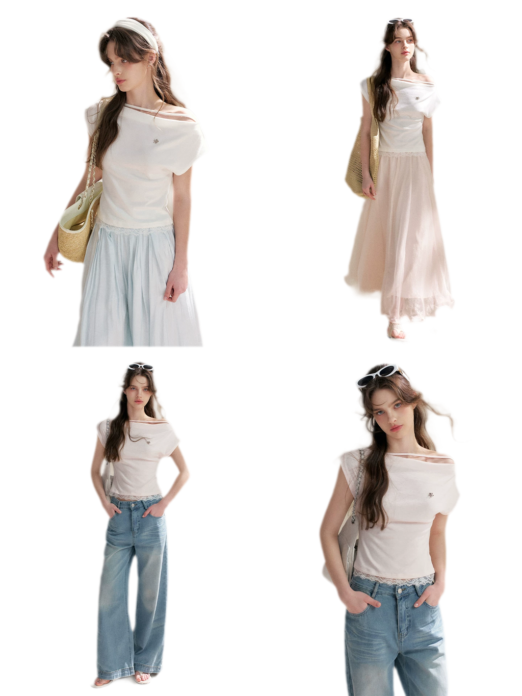 Lace Trim T-Shirt
