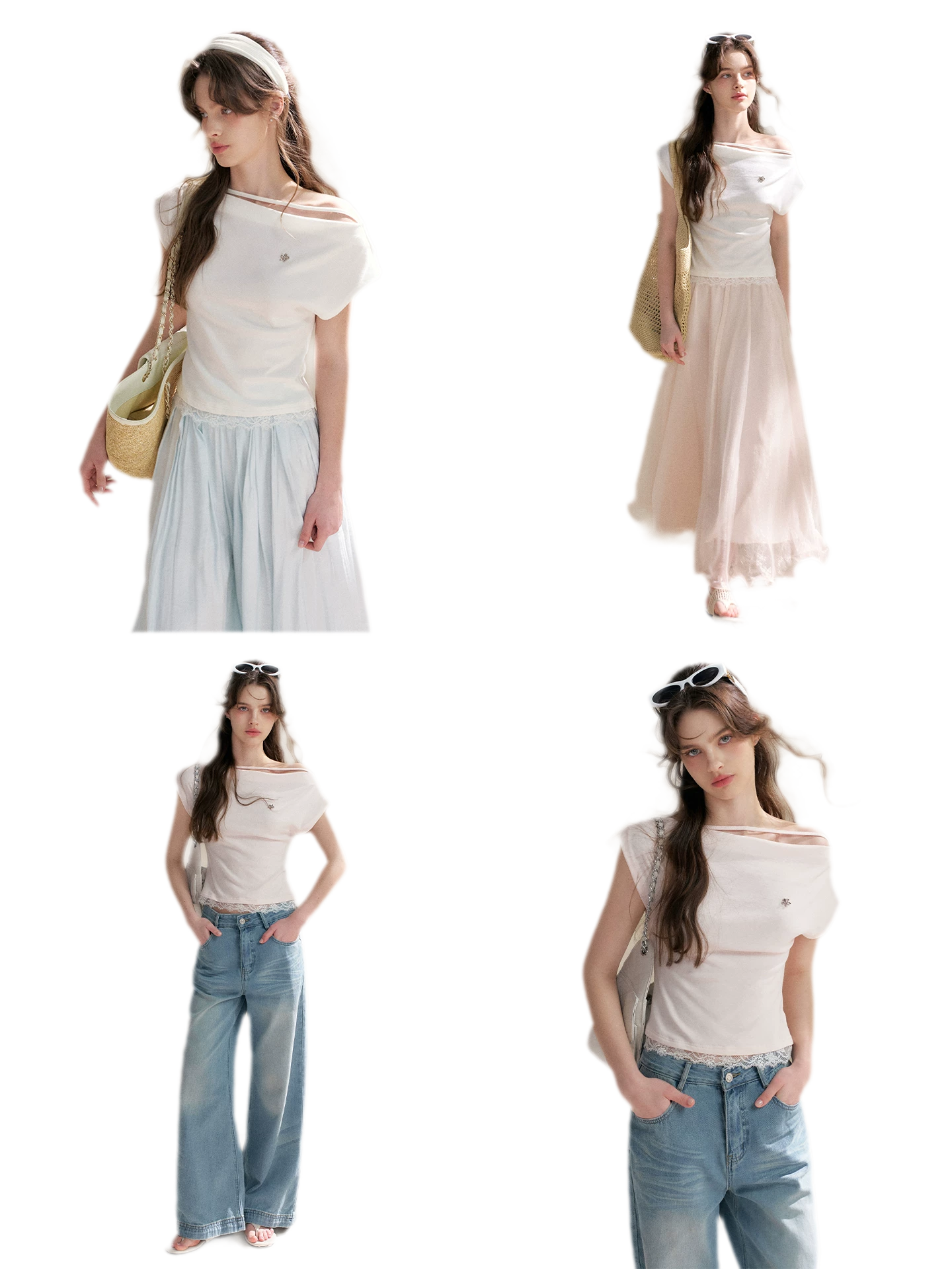 Lace Trim T-Shirt