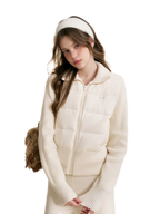 Wool Knit Down Jacket