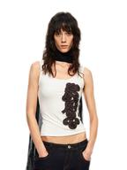 Lenzing Wool Embroidered Tank