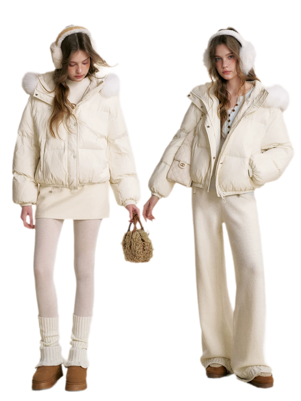Puffer Hooded Down Jacket
