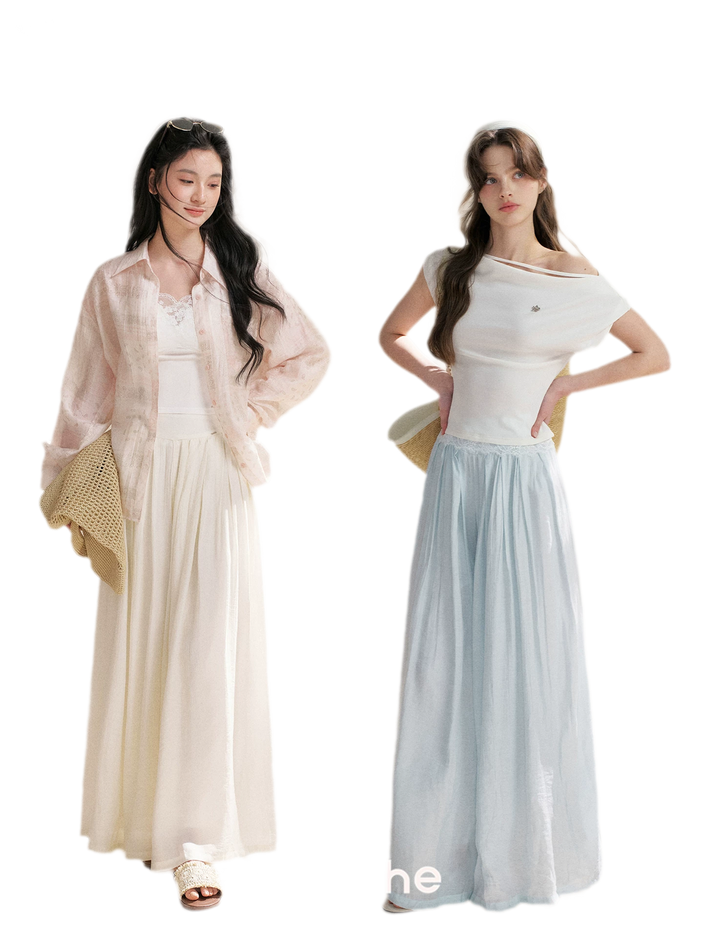 Pleated Wide-Leg Pants