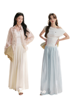 Pleated Wide-Leg Pants