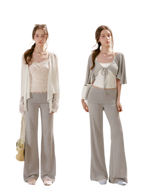 Sportique Knit Straight Pants
