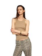 Gilded Wool Knit Tank