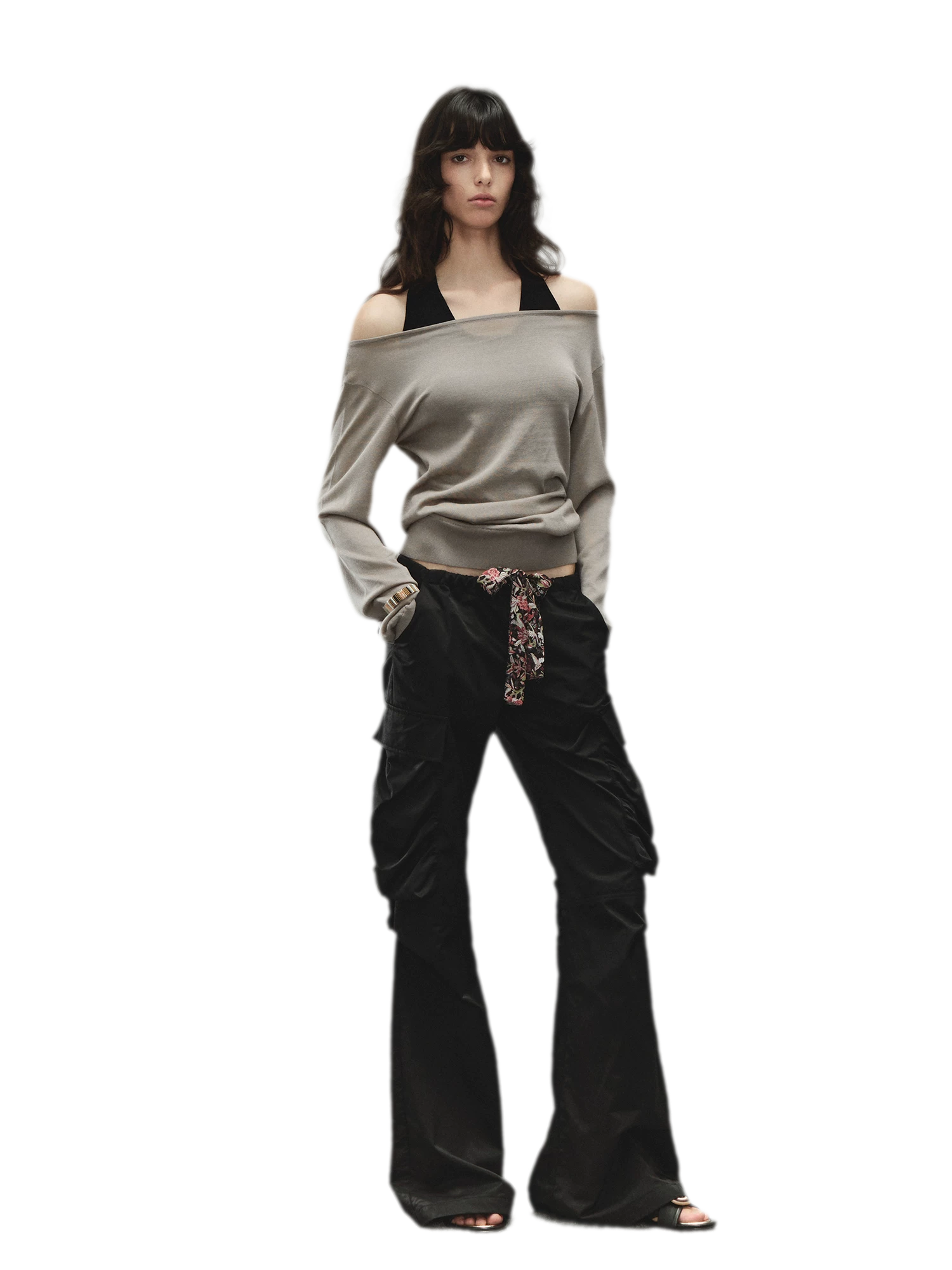 Drawstring Multi-Pocket Cargo Pants