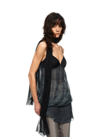 Sheer Satin Snake Camisole