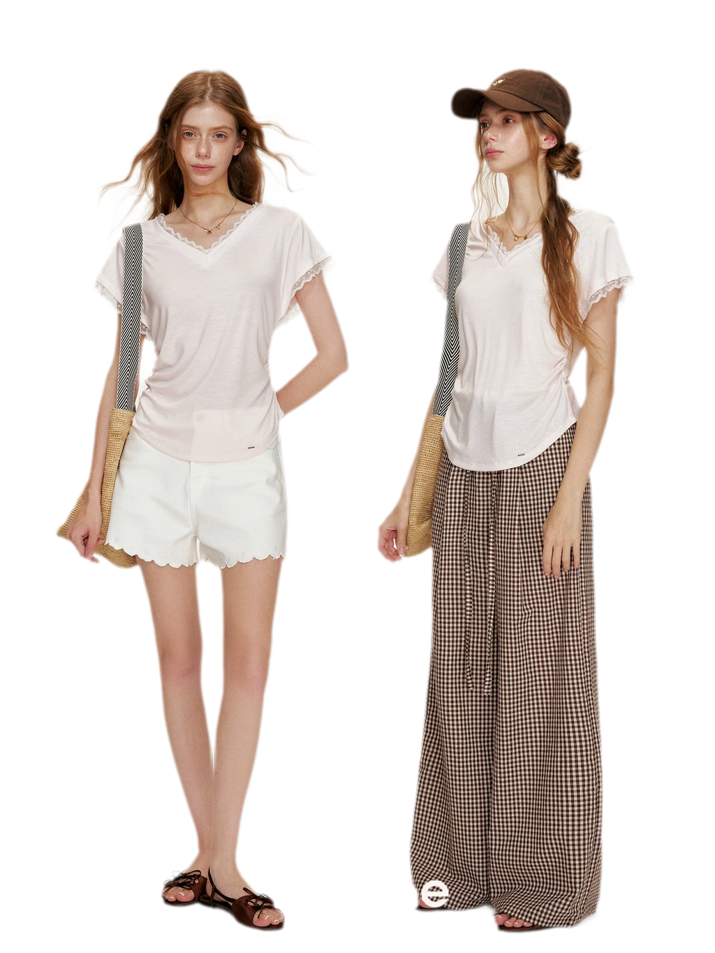 Lace Trim T-Shirt