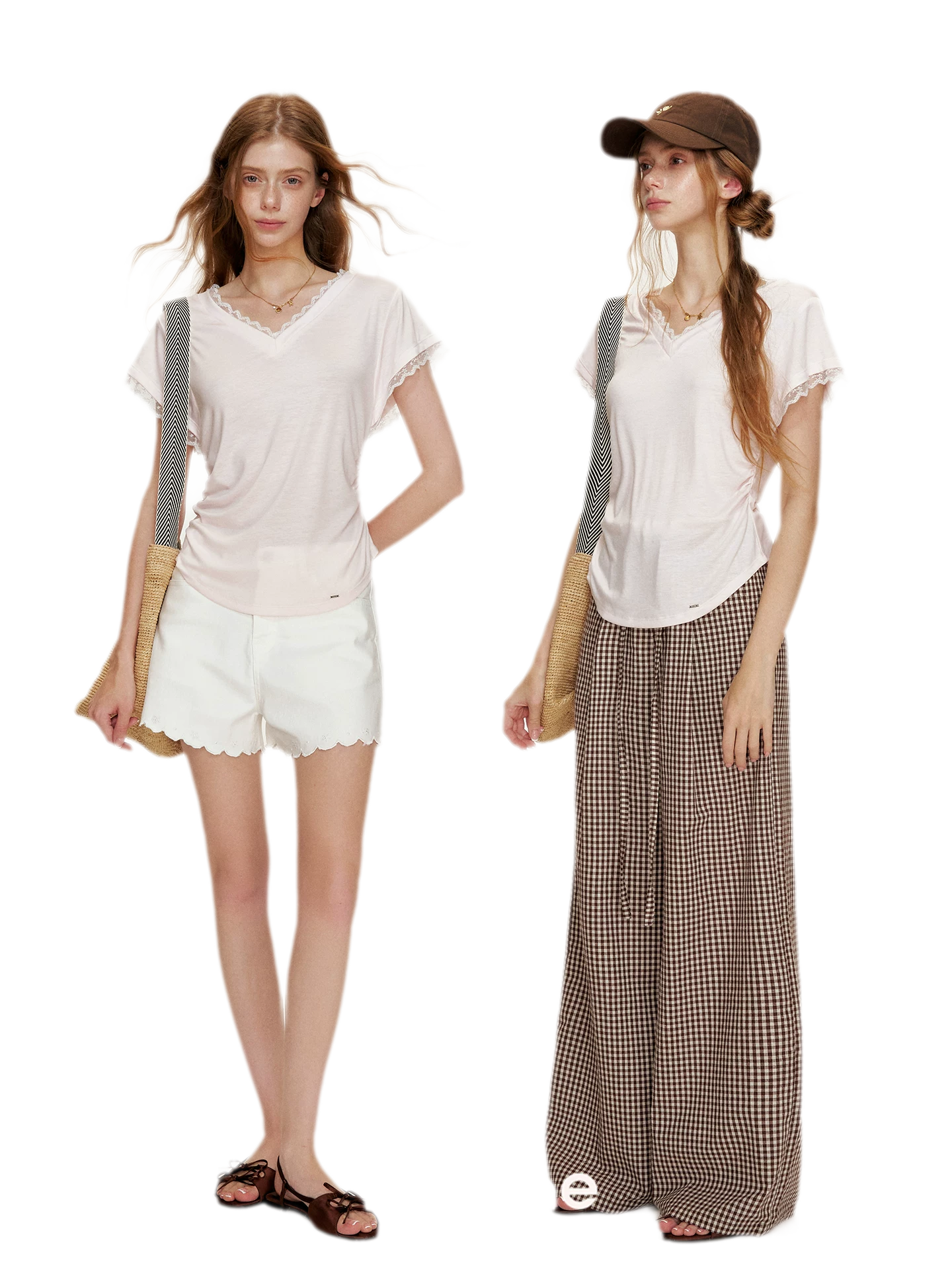 Lace Trim T-Shirt