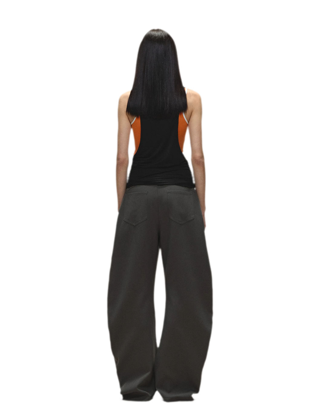 Relaxed Fit Sculpted Wide-Leg Pants