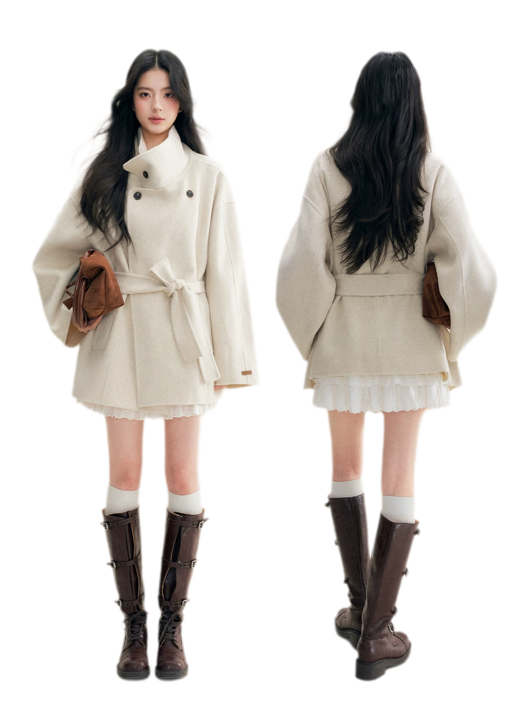 70 Wool Stand Collar Coat