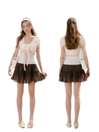 Staycation Ruffled A-Line Floral Skirt