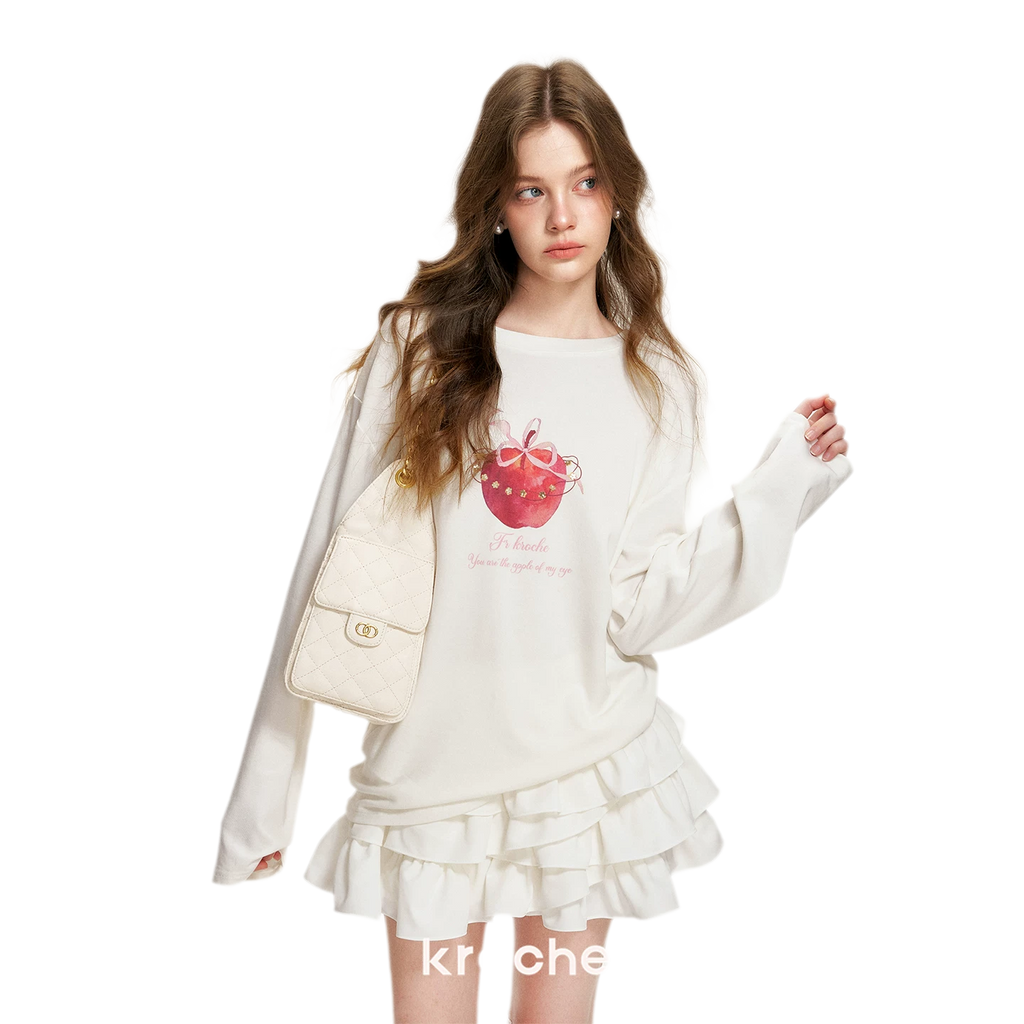 Sequin Apple T-Shirt