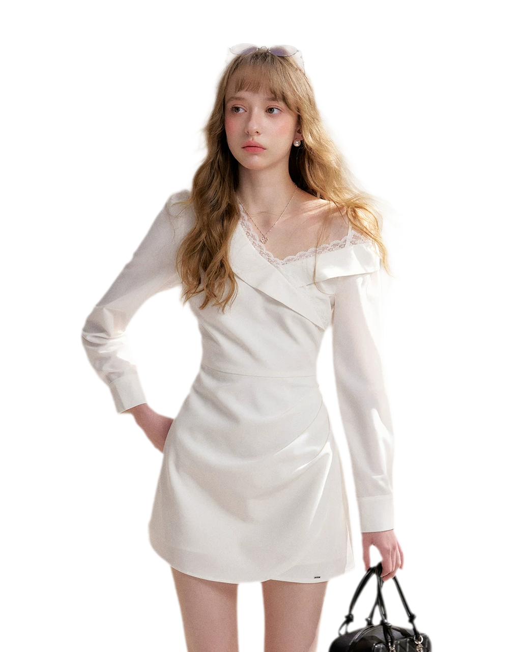 Romantic Encounter Lace Short Dress