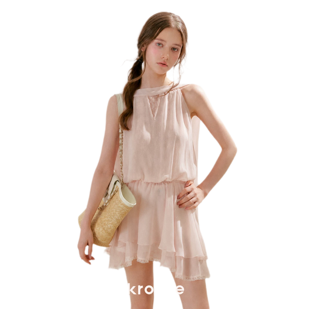 Lace Halter Dress