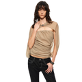Cape Layer Bustier Top
