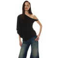 Modal Asymmetrical Single-Shoulder Top