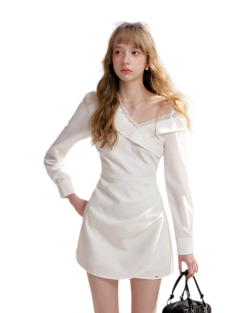 Romantic Encounter Lace Short Dress